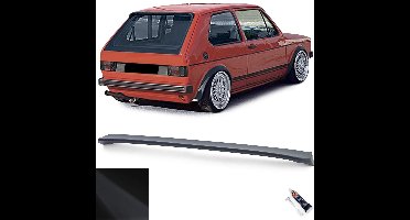 Kofferklep Spoiler Achterklep Styling Mat Zwart Geschikt voor Volkswagen Golf 1 GTI 1974 t/m 1985