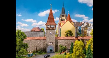 Faller - 1:160 Oude Stadstoren Met Muur (3/22) *fa232171 - modelbouwsets, hobbybouwspeelgoed voor kinderen, modelverf en accessoires
