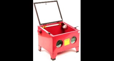 Topgear Zandstraalkast tafelmodel - compact en compleet - 59 x 49 x 49 cm