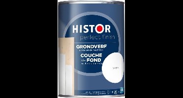 Histor Perfect Finish Grondverf - Uitstekende Hechting - Optimale Dekking - Sneldrogend - 0.75L - Wit