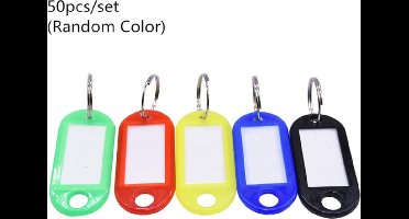 New Age Devi - Sleutellabels kleurassorti - 50 stuks