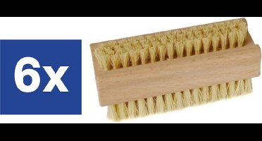 Nagelborstel Hout - 6 stuks