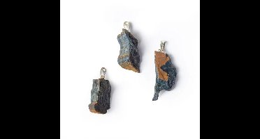 Valkenoog ruw edelsteenhanger