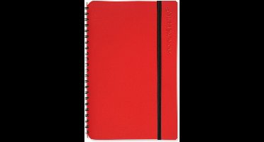 Vacavaliente - Notitieboek A5 - Gerecycled Leer - Rood