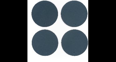 Vacavaliente - Onderzetter - Set 4 stuks - Petrol Blauw - 10cm