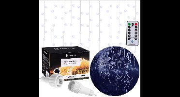 Springos IJspegel Verlichting Buiten | IJspegel Verlichting | Kerstverlichting Buiten | 20 m + 2.5 m Snoer | Connectable | Inclusief Afstandsbediening | 500 LED | Koel Wit