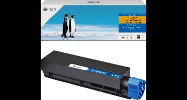 G&G toner compatibel met OKI 45807106 Tonercartridge zwart hoge capaciteit Huismerk
