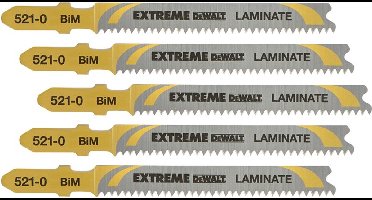 DeWALT DT2080 T 101 BIF Decoupeerzaagblad voor Hout & Laminaat VE=5