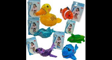 Bestway Bad speeltjes Opblaasbare Mini Dieren 2 pack