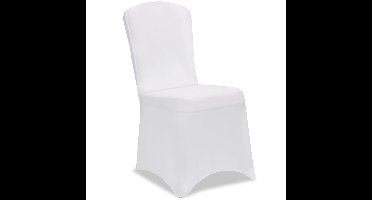 Deuba Stoelhoezen Stretch Set van 2 Evenementen Universele Stoelhoes Hoes Wit