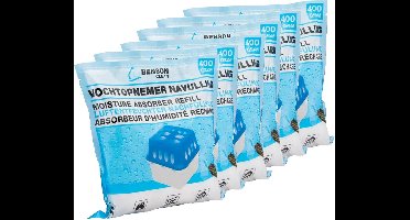 Benson Vochtopnemer / vochtvanger navulling - 10 stuks - 400 gram per stuk