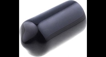 Omsteekdop - 10mm - PVC - Niet krimpend - Zwart - 10 stuks