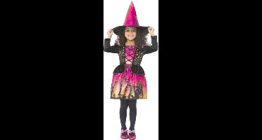 Smiffys - Sunset Witch Kinder Kostuum - Kids tm 4 jaar - Multicolours
