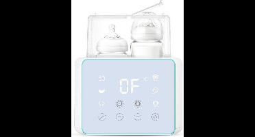 Currero Flessenwarmer - Flessenwarmer Onderweg - Sterilisator Flessen - Flessen Sterilisator - Flesverwarmer - Blauw