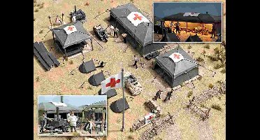 Busch - Feldlazarett H0 (Bu9605) - modelbouwsets, hobbybouwspeelgoed voor kinderen, modelverf en accessoires