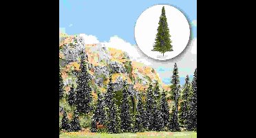 Busch - 60 Super-stecktannen N (Bu6572) - modelbouwsets, hobbybouwspeelgoed voor kinderen, modelverf en accessoires