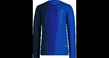 4PRESIDENT Sweater jongens - Cobalt Tie Dye - Maat 104 - Jongens trui