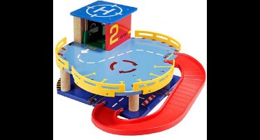 Mentari, Houten Trein Garage met Lift