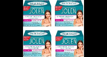 JOLEN - Creme Bleach Mild Formula plus Aloe Vera 125 ml - 4 Pak - Voordeelverpakking