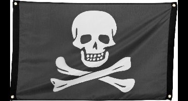 Boland - Polyester vlag Piraten classic - Piraten - Piraten