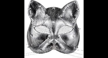 Boland - Masker Steamwhisker - Volwassenen - Robot - Steampunk- Sciencefiction