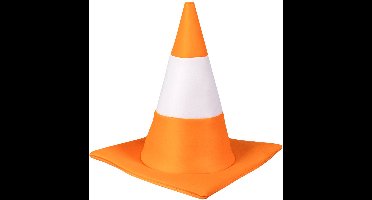 Boland - Hoed Verkeerskegel - 59 - Volwassenen - Unisex - Grappig - Fout