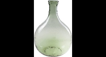 Flesvaas glas groen 27 x 40 cm - Vazen van glas