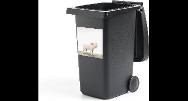 Container sticker Animalprintshop - Big dierenprint kinderkamer Klikosticker - 40x40 cm - kliko sticker - weerbestendige containersticker