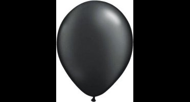 Zwarte ballonnen metallic | 10 stuks (multi)