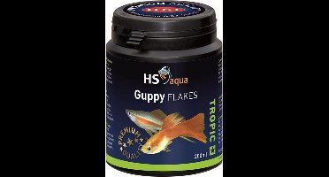 HS aqua Guppy Flakes - voer voor guppy's - 200 ml/35 g