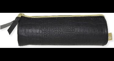 Kangar etui - Pure Croco - zwart - 20x6 - rond - K-PM620033SKZ