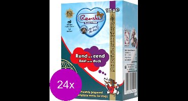 Renske Vers - Tetrapack 185 g - Hondenvoer - 24 x Rund&Eend