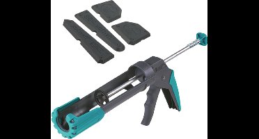 wolfcraft - Kitspuit set met Kitstrijker - Kitpistool set met kitspatel - Siliconenvoegen renoveren - MG200 - Kitten - 8627000