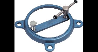 Promat bankschroef draaiplaat - bekbreedte 100 - tweegatsbevestiging