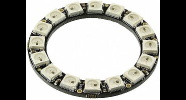 Uitbreidingsmodule NeoPixel-ring - 16 x 5050 RGB LED Adafruit 1463