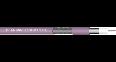 ELAN 70I136 Coaxkabel Buitendiameter: 4.8 RG179 75 Ω Violet 25 m
