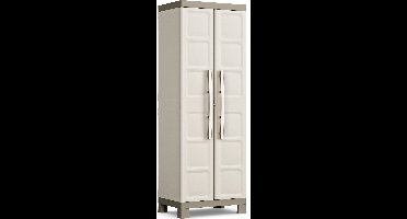 Keter Excellence Opbergkast hoog - 4 planken - 45x65x182cm - Beige/Taupe