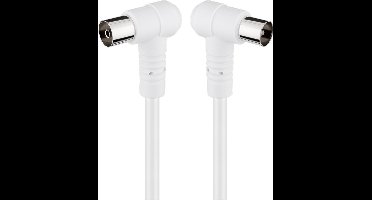 Goobay 67356 coax-kabel 5 meter IEC Wit