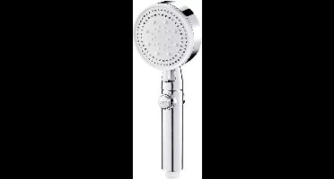 IVOL Douchekop - Waterbesparend - Chroom - 5 straalstanden - Met Slang en Houder - Handdouche - Regendouche