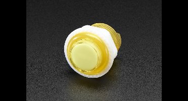 Mini LED Arcade Button - 24mm Translucent Yellow Adafruit 3431