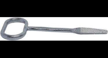 Bakslot sleutel normaal - Vierkant - lengte 130mm