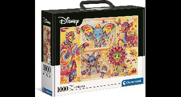 Clementoni - Puzzel 1000 Stukjes In Valigetta Disney Classic, Puzzel Voor Volwassenen en Kinderen, 14-99 jaar, 39677