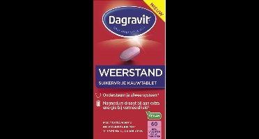Dagravit Multivitaminen Weerstand - 2 x 60 kauwtabletten - Voordeelverpakking