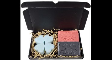 Soap bar set - Hartjes mistral cadeauset met papa & i love you - zeepcadeau - cadeauset mannen - vaderdag cadeau