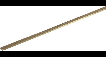 Messing Plat Profiel (l x b x h) 500 x 12 x 5 mm 1 stuk(s)