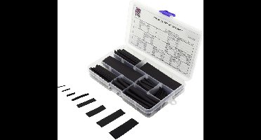 TRU COMPONENTS TC-6793936 Krimpkous assortiment Zwart Krimpverhouding:3:1 100 stuk(s)