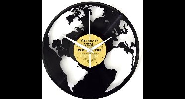Vinyl klok WORLD GLOBE