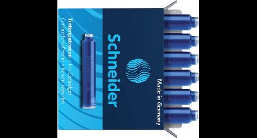 Schneider inktpatroon - 6 stuks - blauw - S-6603