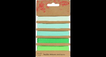 Opry Grosgrain Lint Groen 5 x 1 meter 10 mm 60904