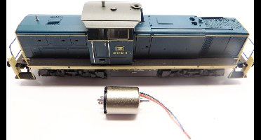 micromotor HMT001 motor ombouwset voor Märklin / Trix BR 290 / V 90 (Softdrive-Sinus) Motor Märklin 103045, Trix E230562 (Softdrive-Sinus)